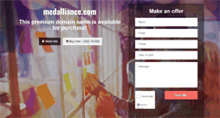 Desktop Screenshot of medalliance.com